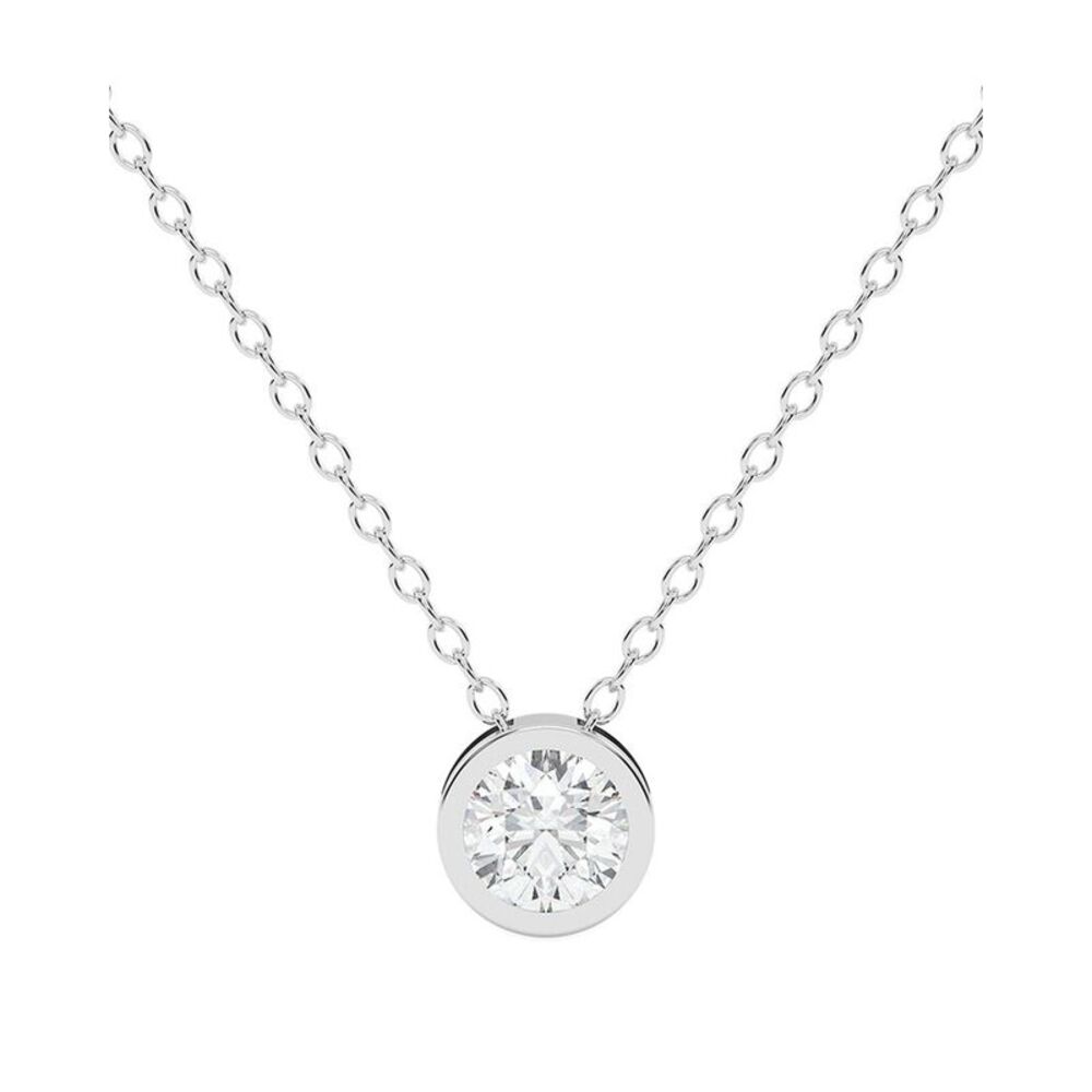 14K 0.75 Ct. Tw. Lab-Grown Diamond Necklace